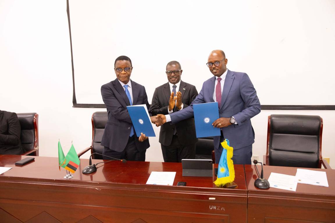 Signing Ceremony of the MoU between the University of Zambia (UNZA) and ...